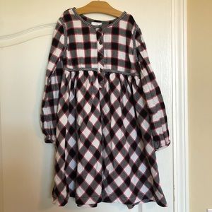 Hanna Andersson flannel dress, size 130